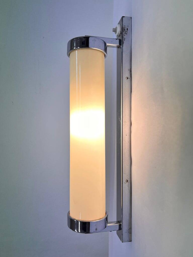 Bauhaus Design Wall Lamp, 1930s - Czechoslovakia