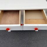 Moulded white sideboard