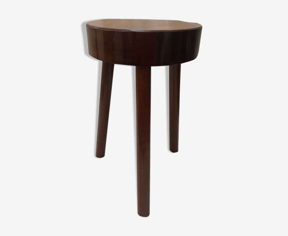 Tabouret triptyque bois massif