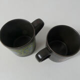 Set of 2 vintage Staffordshire english mugs