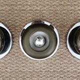 Set of 3 vintage space age sconces 60/70
