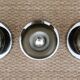 Set of 3 vintage space age sconces 60/70