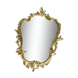 Miroir in bronze gilded style rocaille 68 x 42 cm