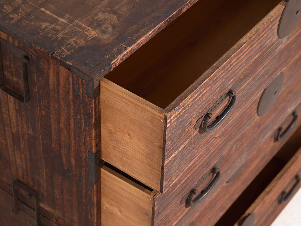 Antique Japanese Tansu Chest – Meiji / Taishō Period (c.1868-1926) #5