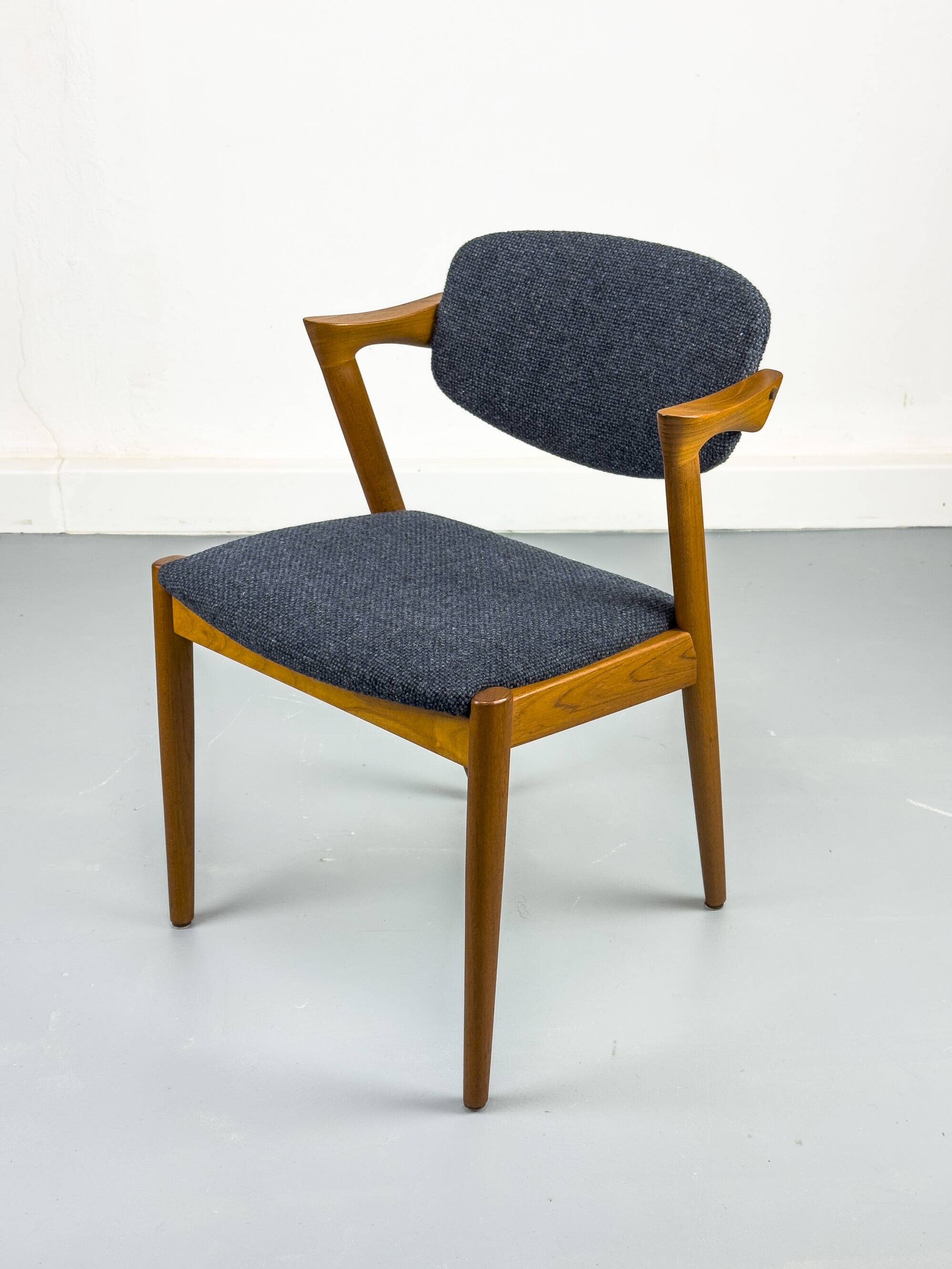 Modell 42 Teak Chair by Kai Kristiansen for Schou Andersen, 1960s