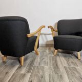 Mid-Century Armchairs, 1950's, Set of 2