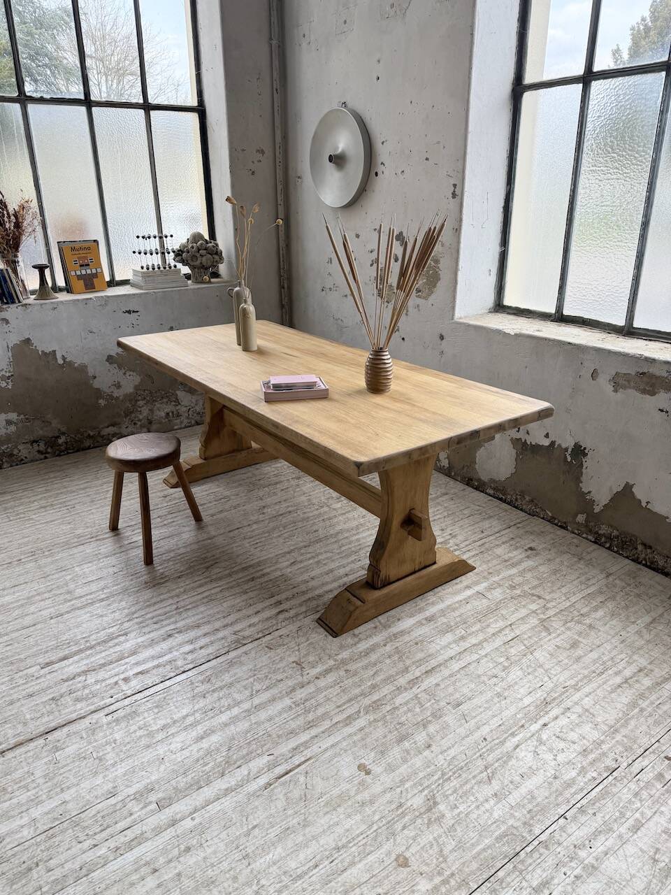 Beech monastery table 2m