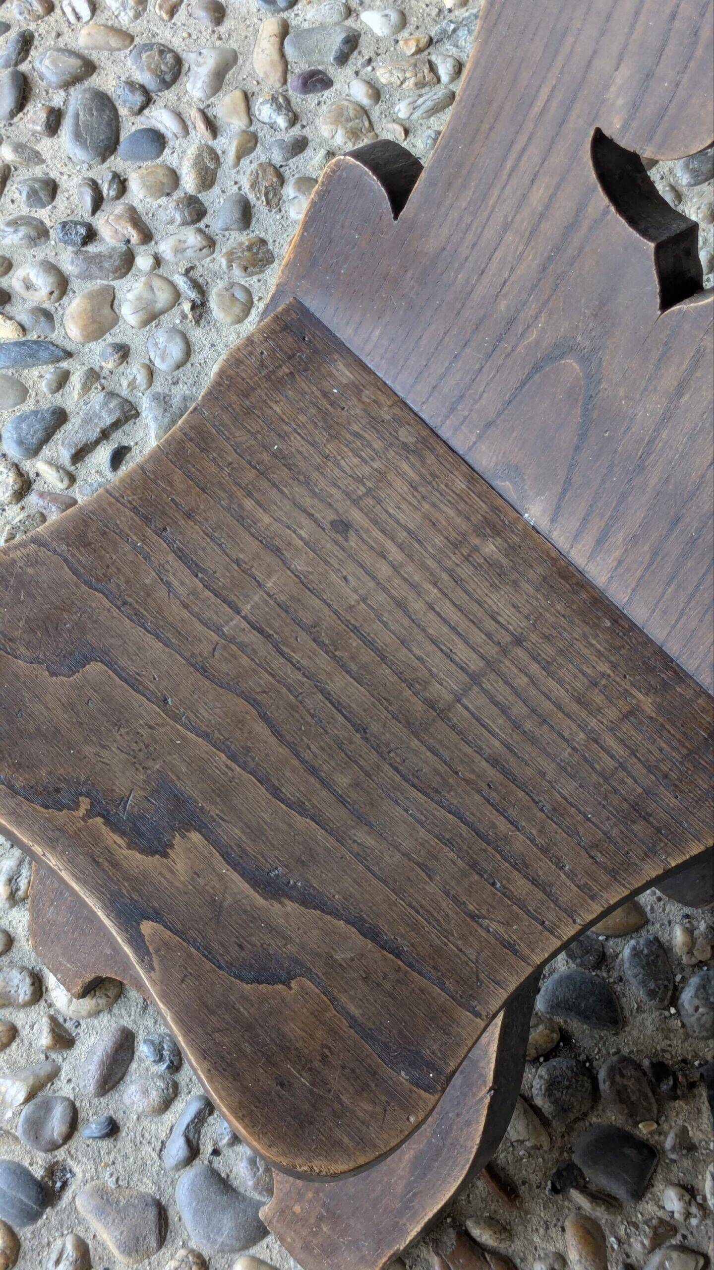 Pair of rustic chairs