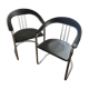 Lot chaises chromée