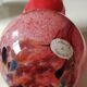 Grand Vase Boule floral/Verrerie d Art Kaysersberg. Moucheté/Volutes