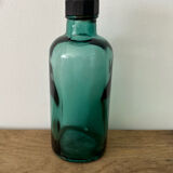 Petit flacon vintage bleu dark turquoise