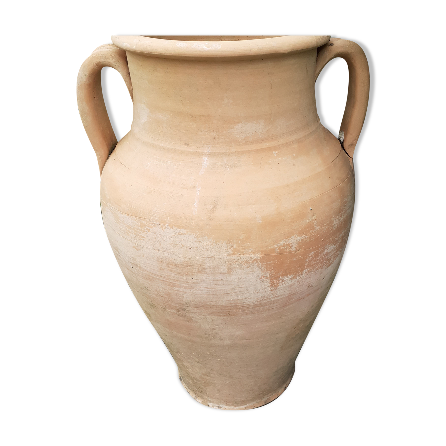 Terracotta jar.