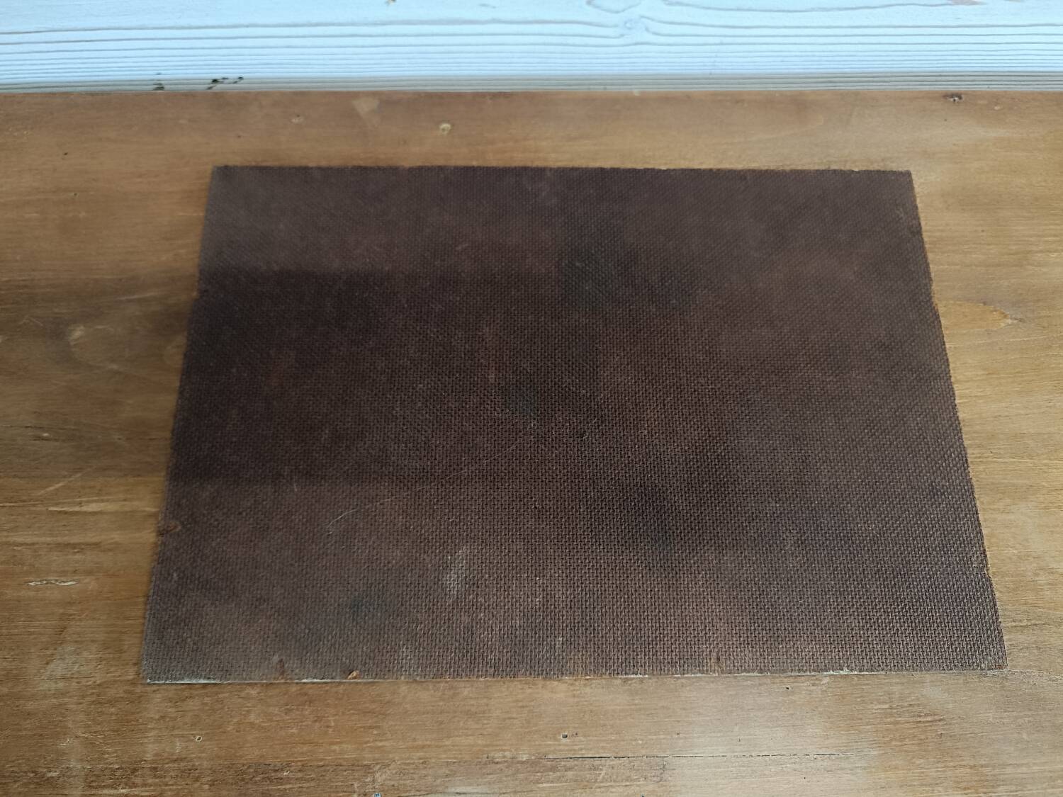 Small oil painting on hardboard