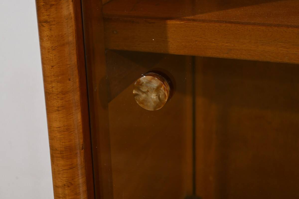 Meuble Vitré Rurka en Ronce de Noyer, Art Déco – 1940