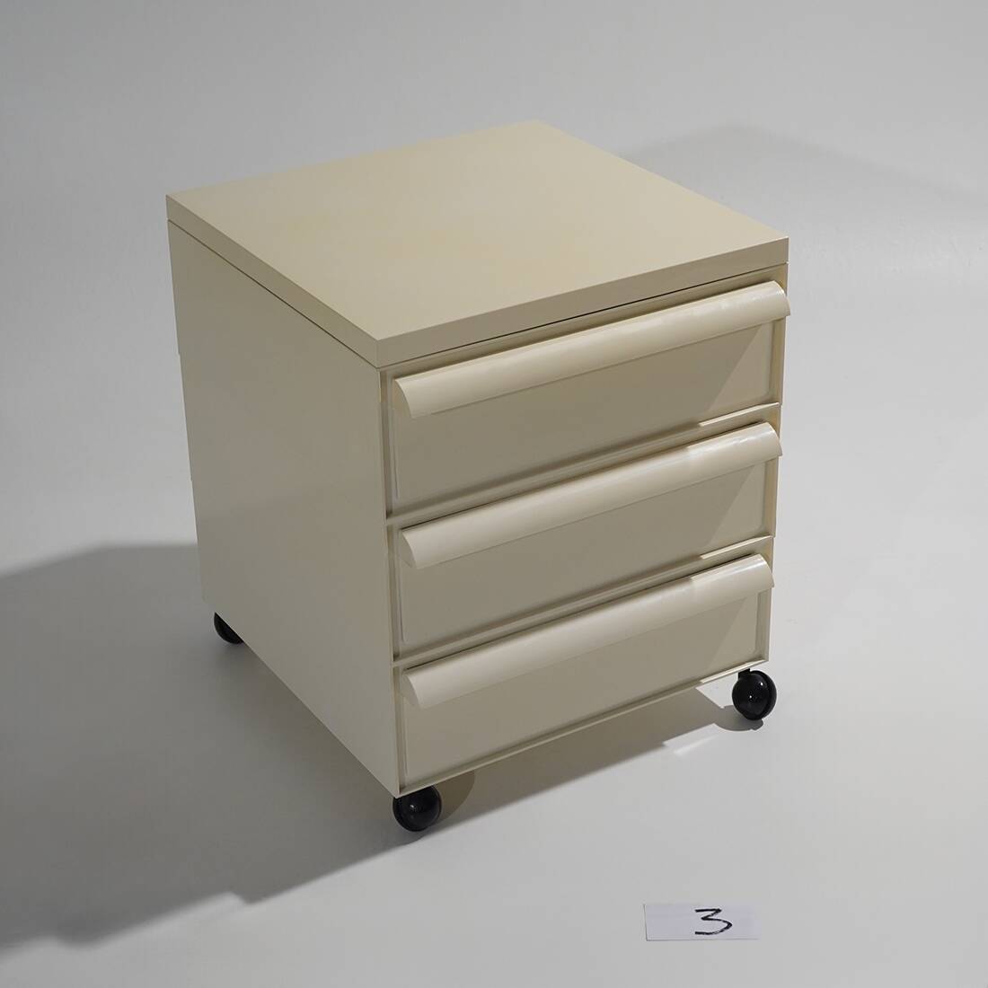 Modular chest of drawers, bed side table by Simon Fussell for Kartell, 1970