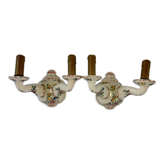 Wall lamps earthenware porcelain