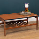 Retro Teak 1960s Mid Century Danish Style Coffee Table