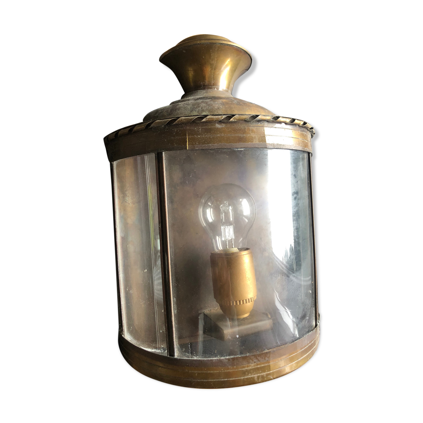 Vintage and retro copper wall lantern