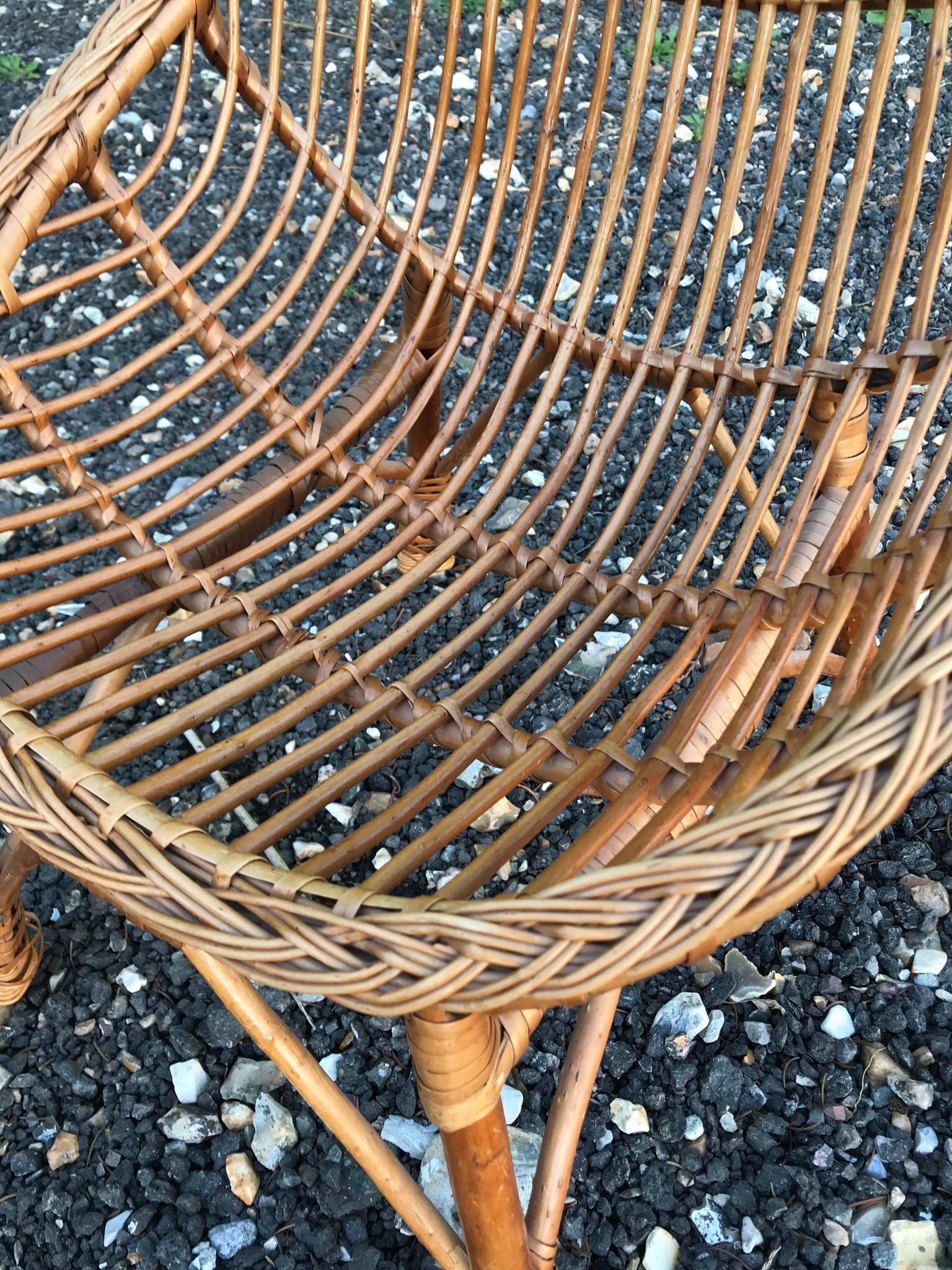 Children's rattan chair