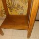 Side table Art Deco 1940 in solid wood caramel excellent condition