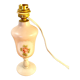 Pied de lampe vintage en opaline