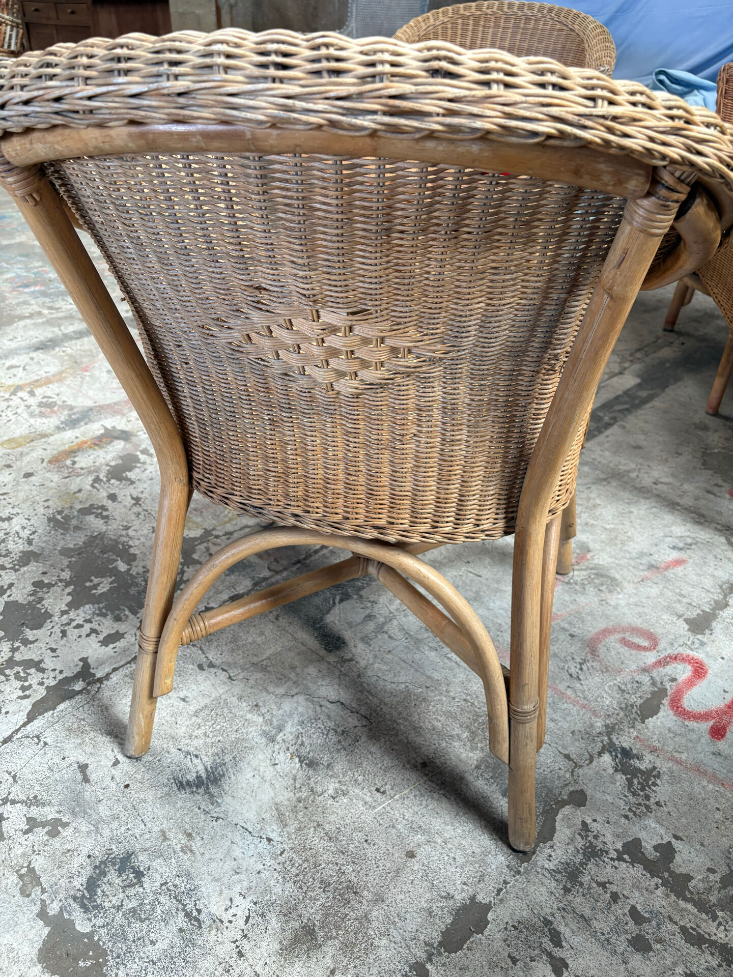 Rattan lounge
