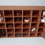 Vintage workshop shelf locker 28 boxes