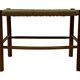 Vintage Stool Danish Papercord Rope small Stool Mid Century