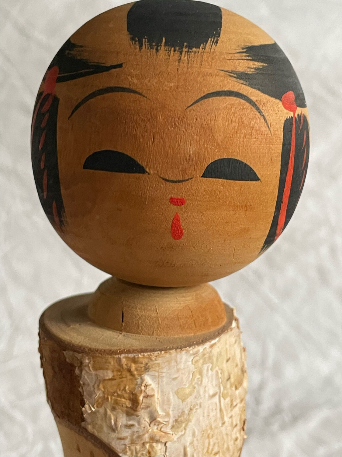 Kokeshi vintage hand painted wood