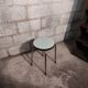 Green formica stool