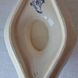 Saucière modèle Aramis de Longchamp. Terre de fer bleu