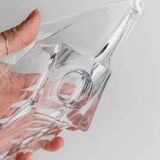 Clear Murano Glass Bowl by Richard Ginori, Heavy Art Glass, 1970s Italian Mid-Century Design