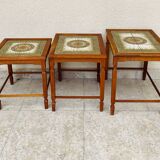 Danish nesting coffee table 1960