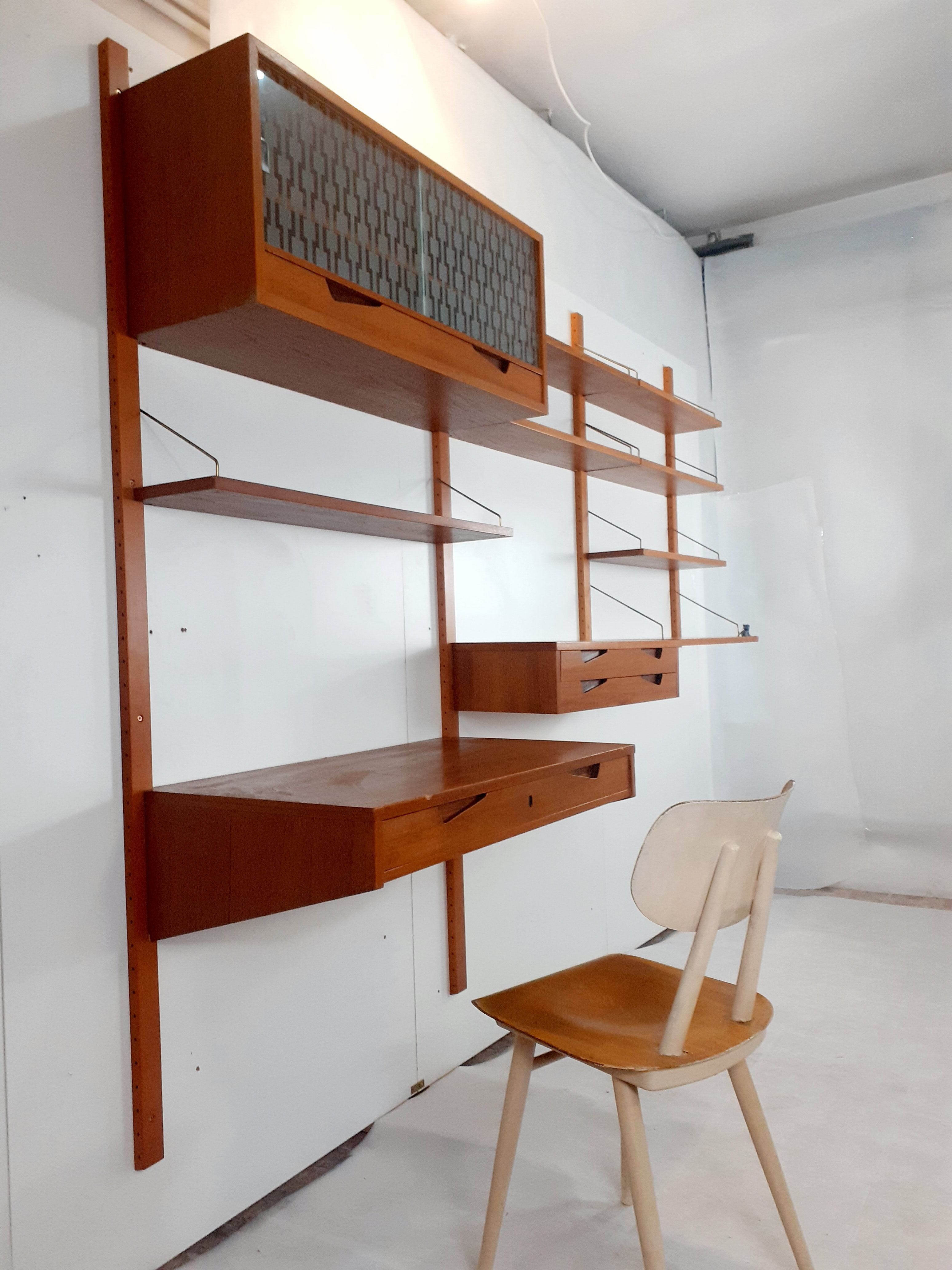 RIVAL wall shelves, Vintage Scandinavian 1960s