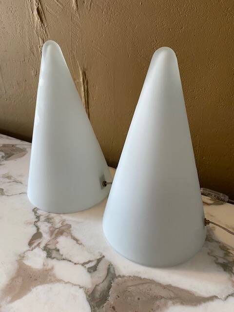 Teepee lamp pair