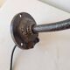 Gooseneck courtyard wall light