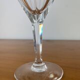 12 crystal wine glasses Lorraine Lemberg Bristol size