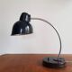 Lampe de bureau vintage noire VEB Leuchtenbau 1950