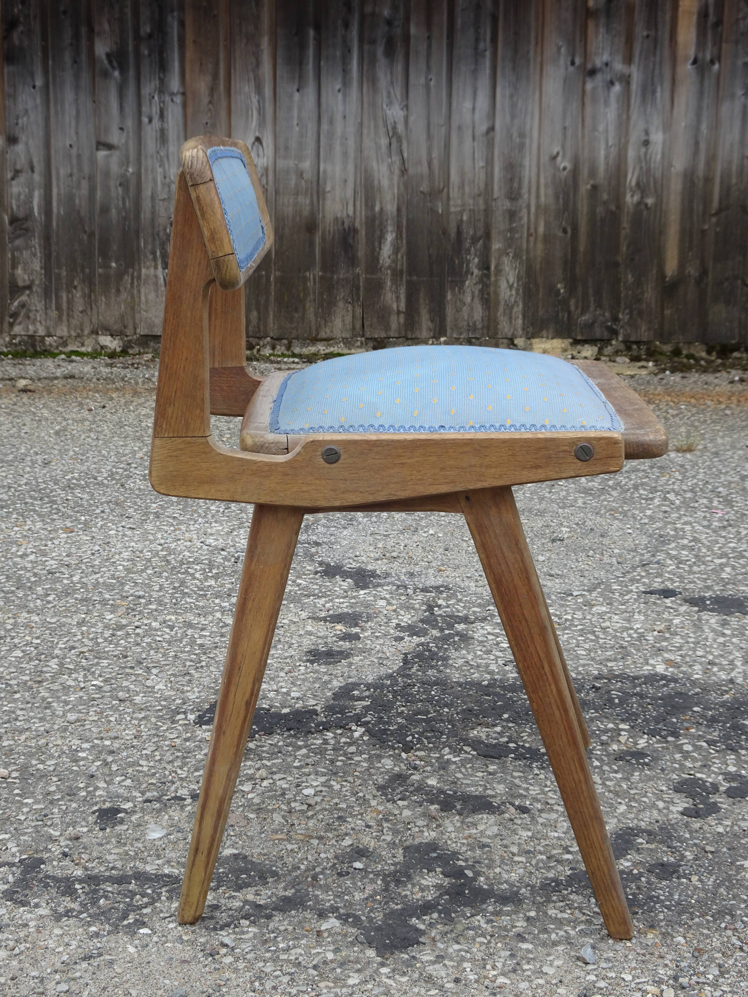Chaise de Michel Ducaroy, modèle 628, édition SNA Roset vers 1958.