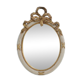 20th Century Louis XVI Baroque Style Mirror in Carved Wood, France