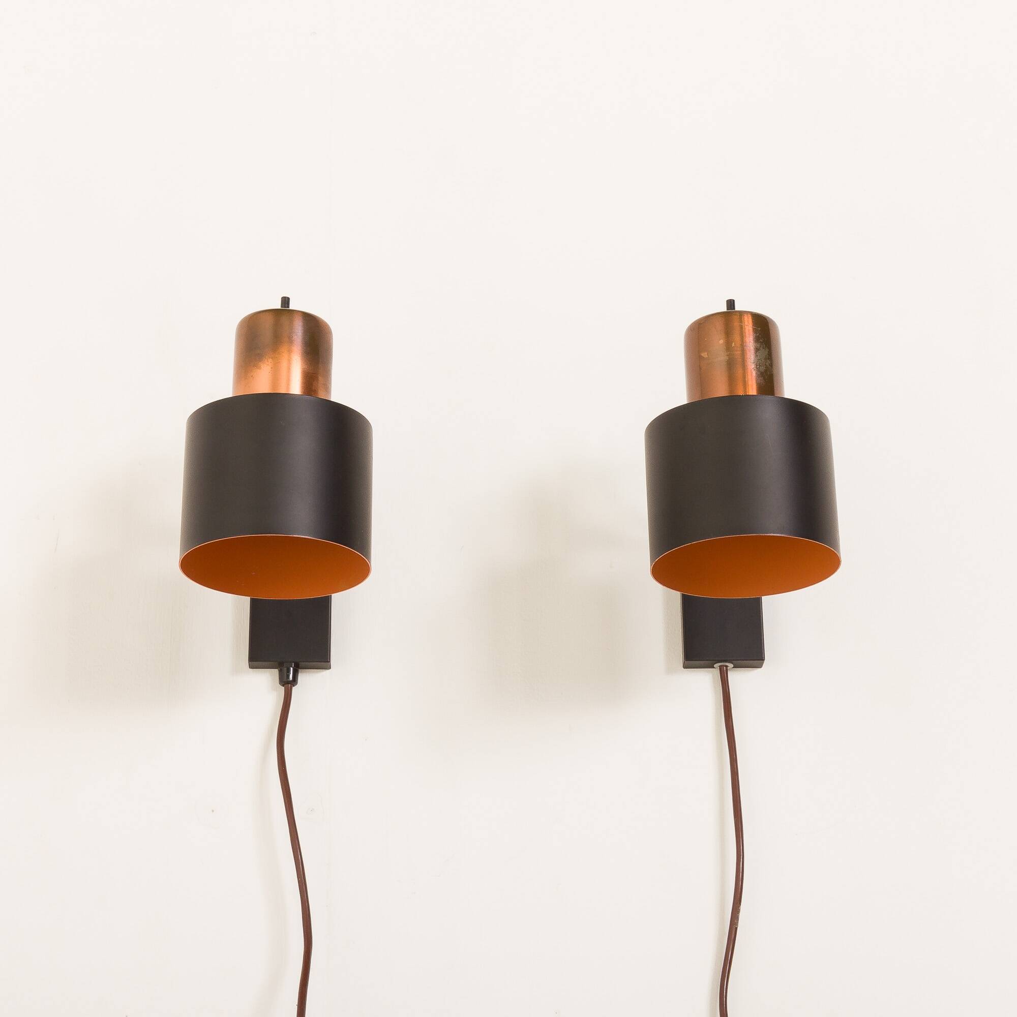 Appliques murales Alfa de Jo Hammerborg pour Fog And Morup, Danemark, années 1970