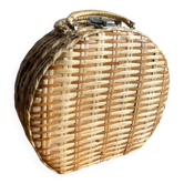 Vintage wicker basket / case