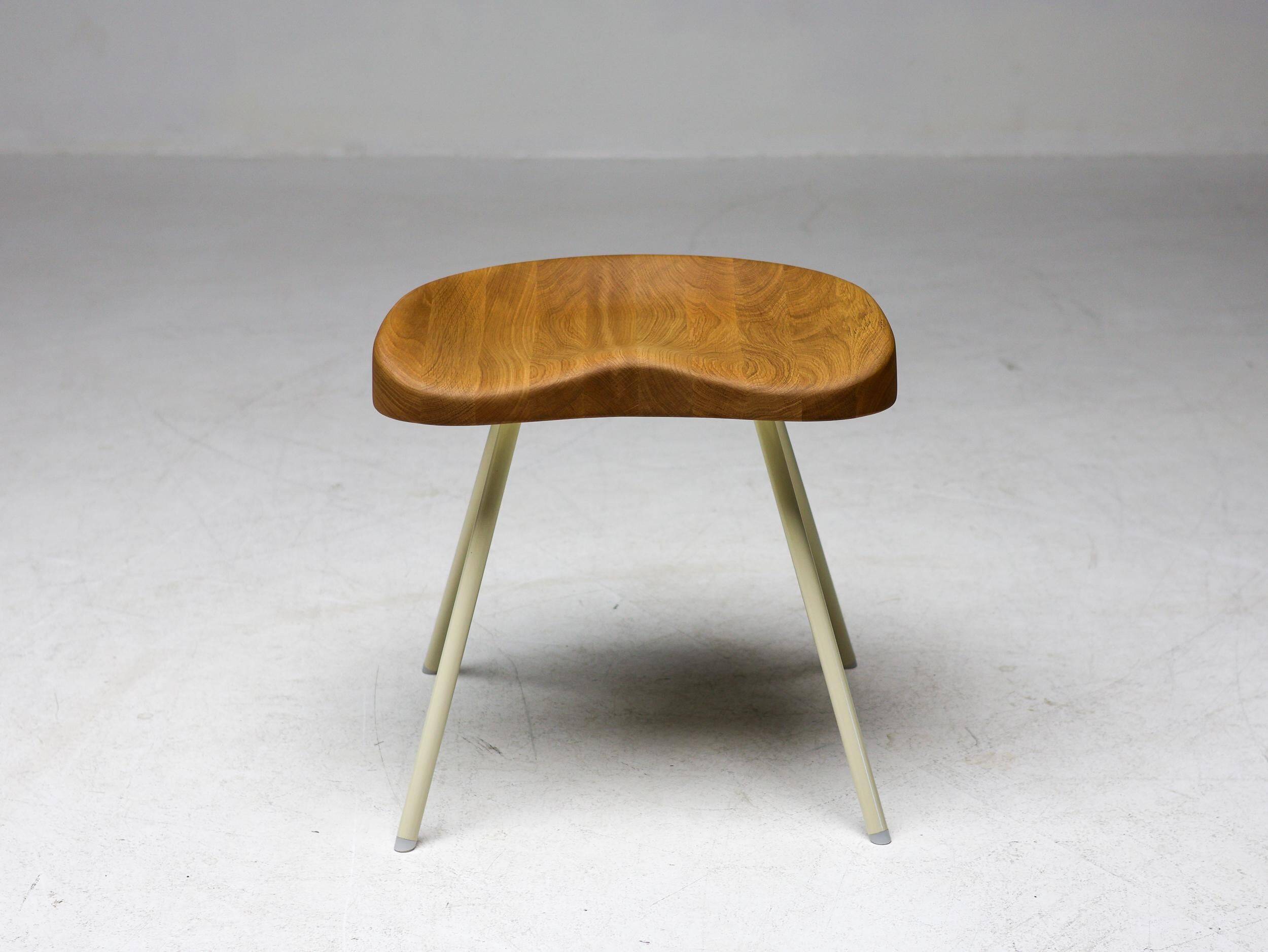 Stool 307 by Jean Prouvé for Vitra