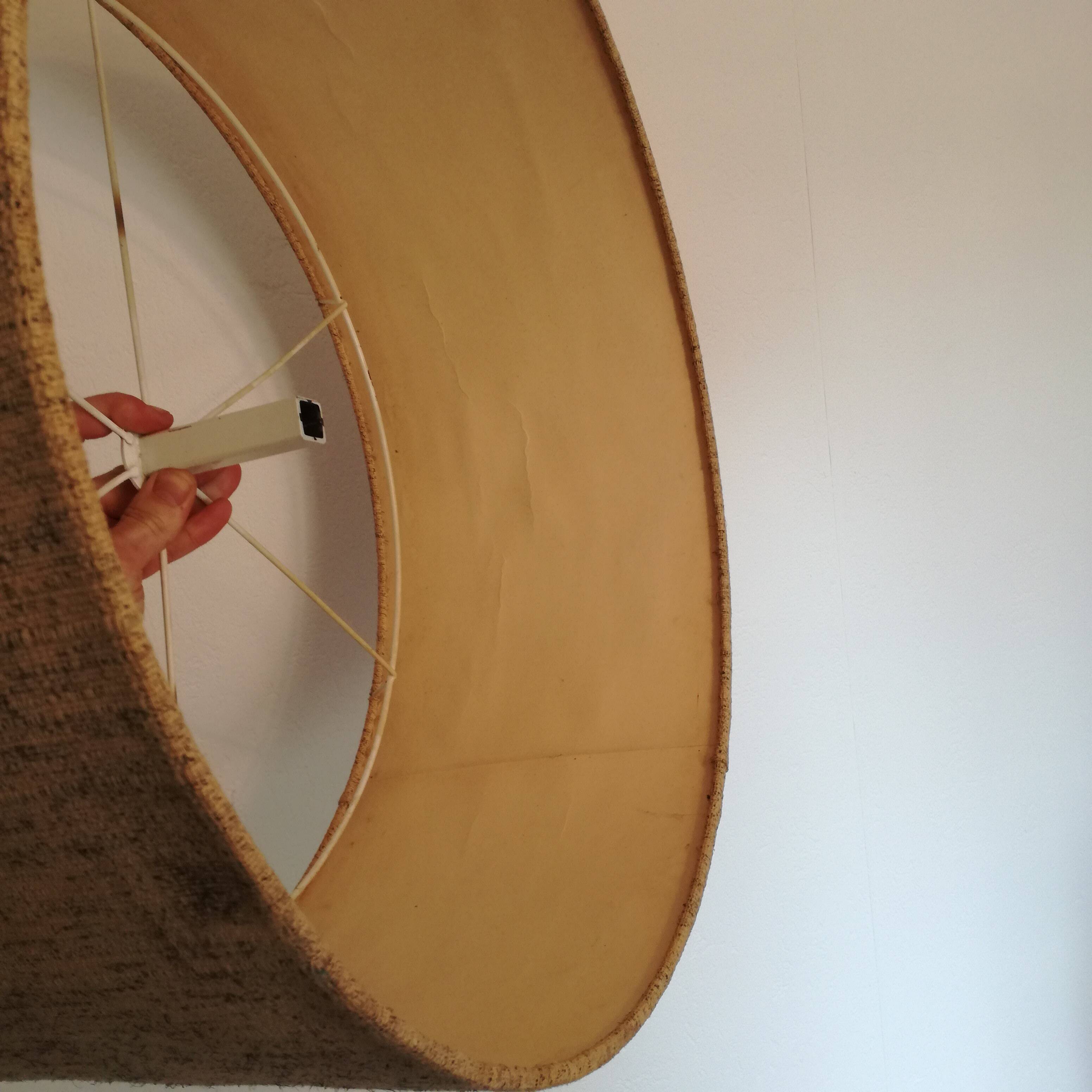 Adjustable floor lamp in walnut and metal 1960