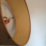 Adjustable floor lamp in walnut and metal 1960