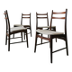 Set de 4 chaises scandinaves no