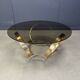 Vintage brass coffee table attributed to Knut Hesterberg, 1970s