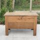 Renovated vintage oak baker's kneading trough