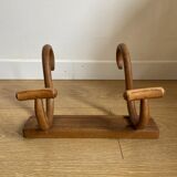 Double bistro hook in bent wood early twentieth century