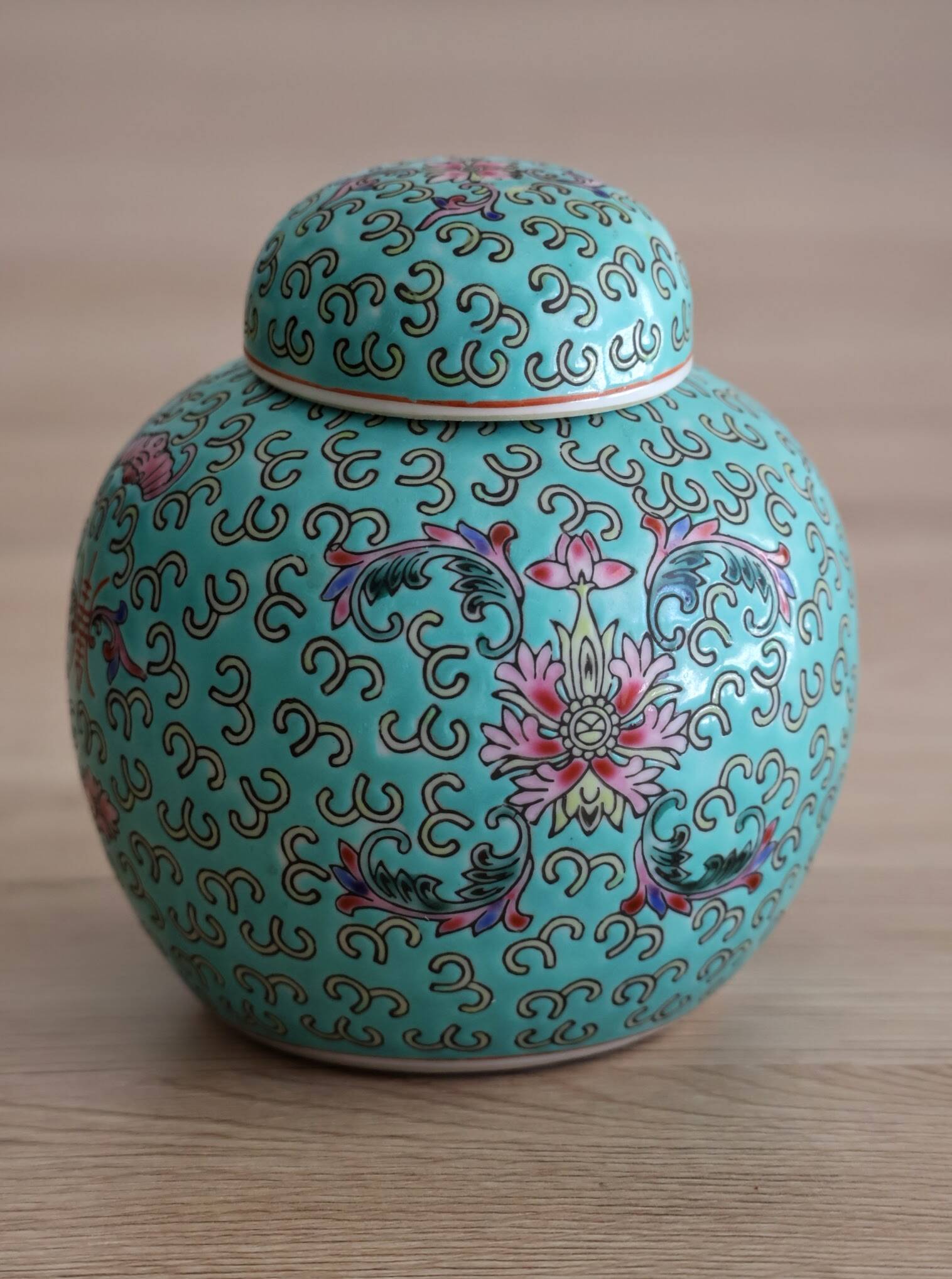 Pot à thé ou à gingembre Jingdezhen chinois